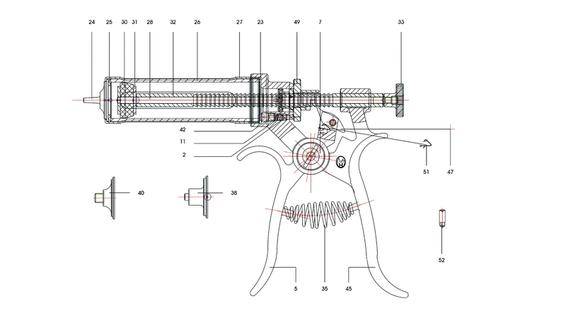 Spritze HSW Roux-Revolver