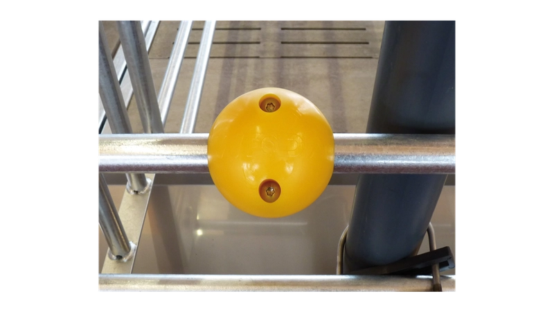 Beißkugeln GELB für Sauen