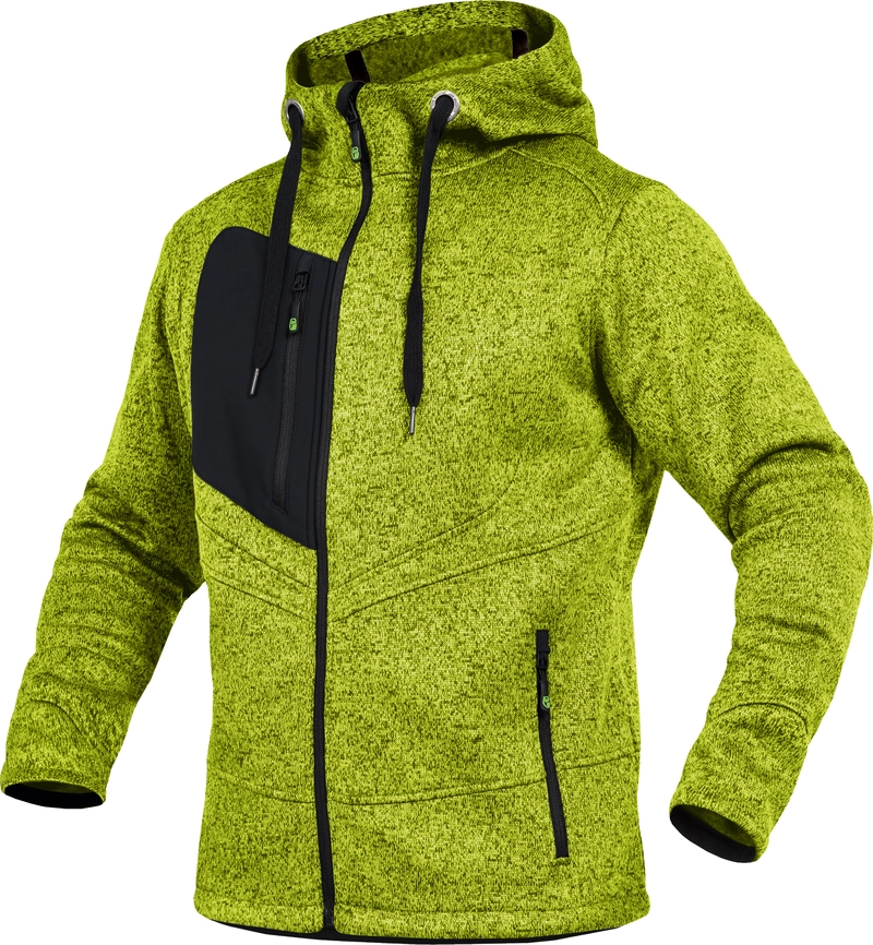 Strickjacke kiwi LeibWächter Unisex – Bild 2