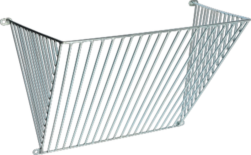 Heuraufe einzel enger (20mm) Stababstand, verzinkt – Bild 2