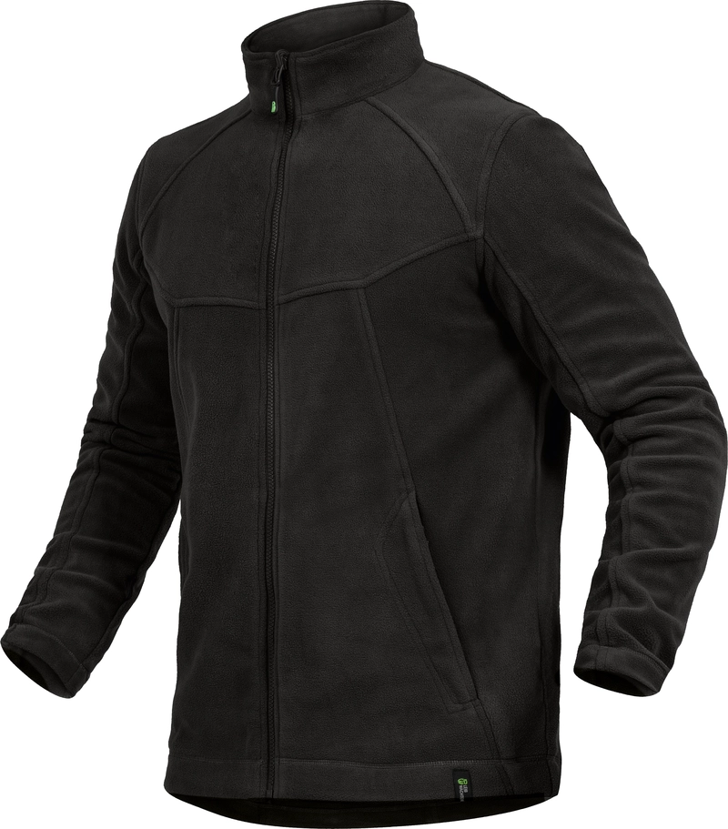 Fleecejacke Unisex schwarz