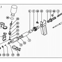 Alternative view of Spritze Socorex Zwillings. Flaschenfüllung