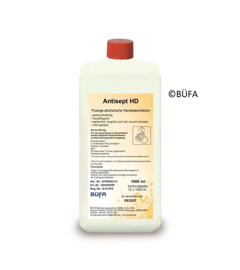 HD Antisept 1 ltr. Flasche